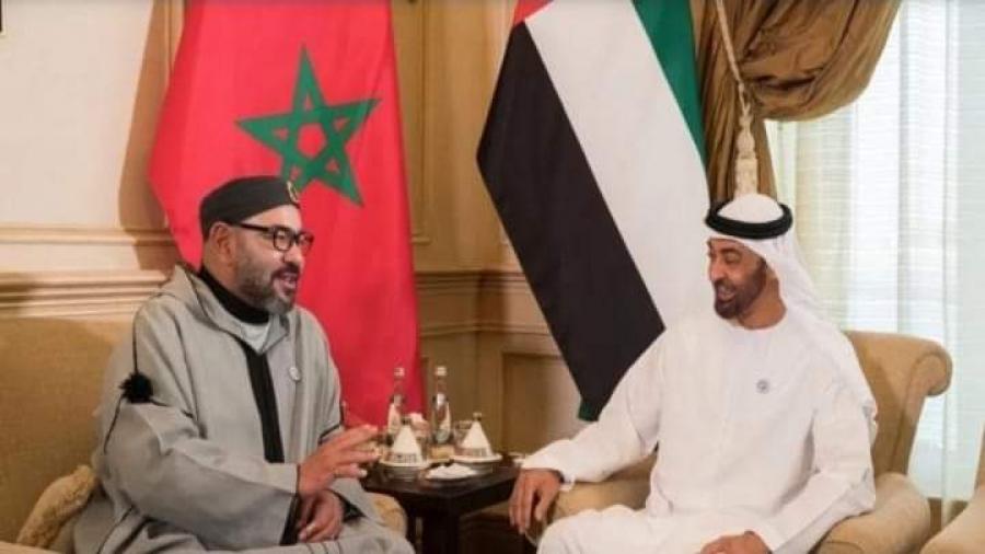 الملك محمد السادس في زيارة رسمية إلى الإمارات العربية المتحدة .