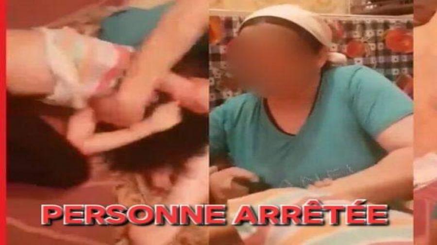 أمن بنمسيك بالدار البيضاء يعتقل سيدة تعنف ابنتها في الشارع العام